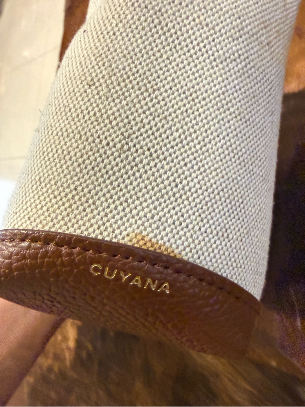 Cuyana Mini Paloma Linen Crossbody - Picture 6 of 9